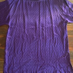 GOLD LABEL Victoria's Secret Purple Pajama Top
